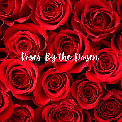 Vase of Red Roses by the Dozen